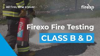 Firexo | Fire Testing Class B (Flammable Liquid) and Class D (Titanium)