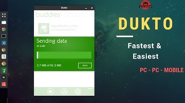 🇧🇩 Share files PC-Mobile-PC faster. Dukto!