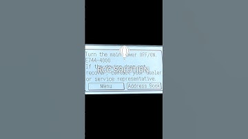 Canon MF237w Error Code Turn the main power off/on  E744-4000