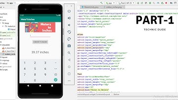 App - Meter to Inches | unit converter app for android | Part-1