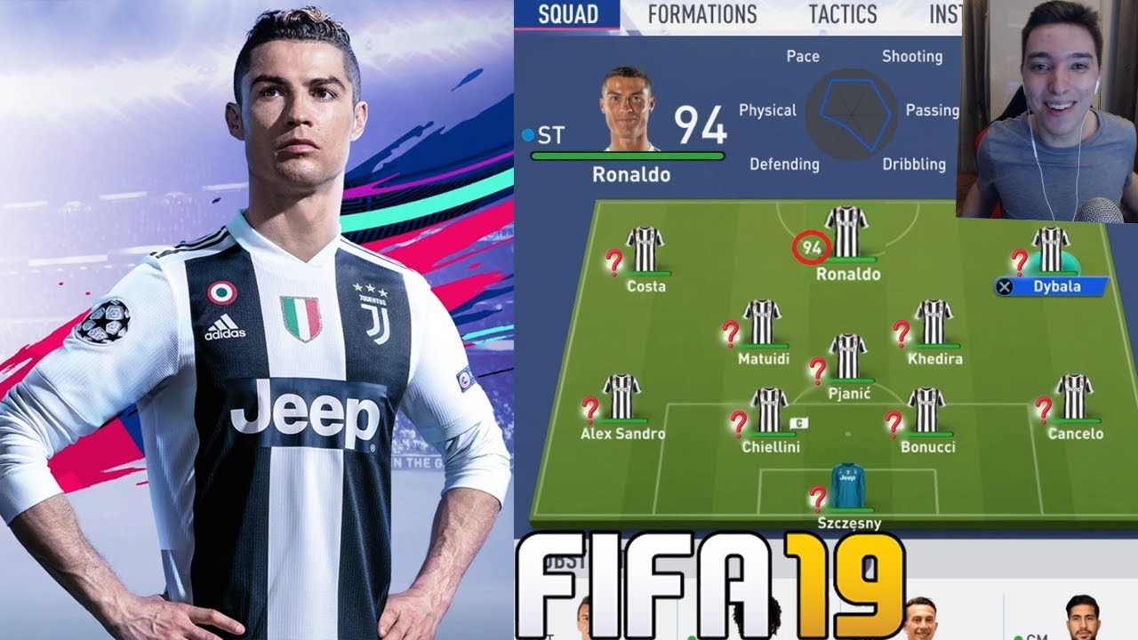 Juventus In Fifa 19 Team Review All Ratings Player Stats Ronaldo Dybala Etc