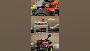 LEGO Technic Car Drive System (Differential, Gearbox & Clutch)