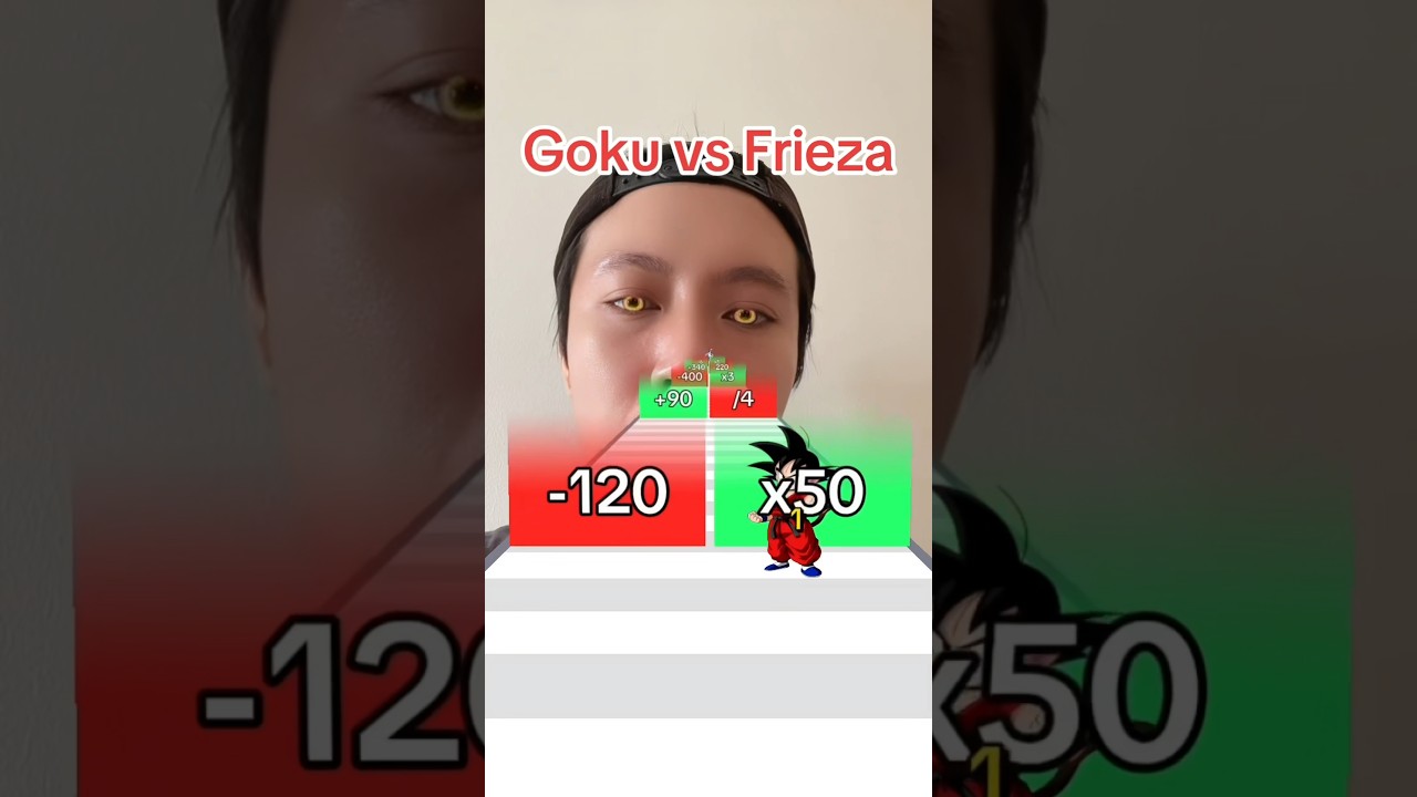 Goku vs Frieza🔥Mathematics👀 