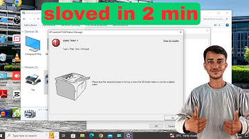 How to fix error Load Tray 1 Plain Letter in Hp printer | load tray 1 plain letter error | load tray