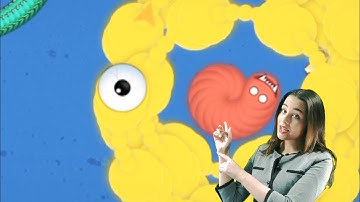 BIG SNAKE kill attacking worms zone bast Android gameplay pro vs noob#provsnoob #wormszoneio #snake