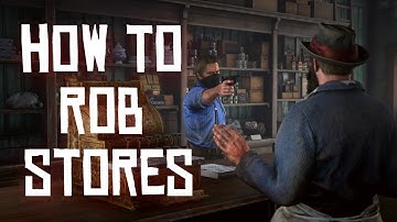 How to rob a store WITHOUT getting a Bounty in RDR2
