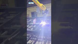FANUC Aluminium MIG Welding Robot | Aluminum Scaffolding Welding Automation #welding #weldingrobot