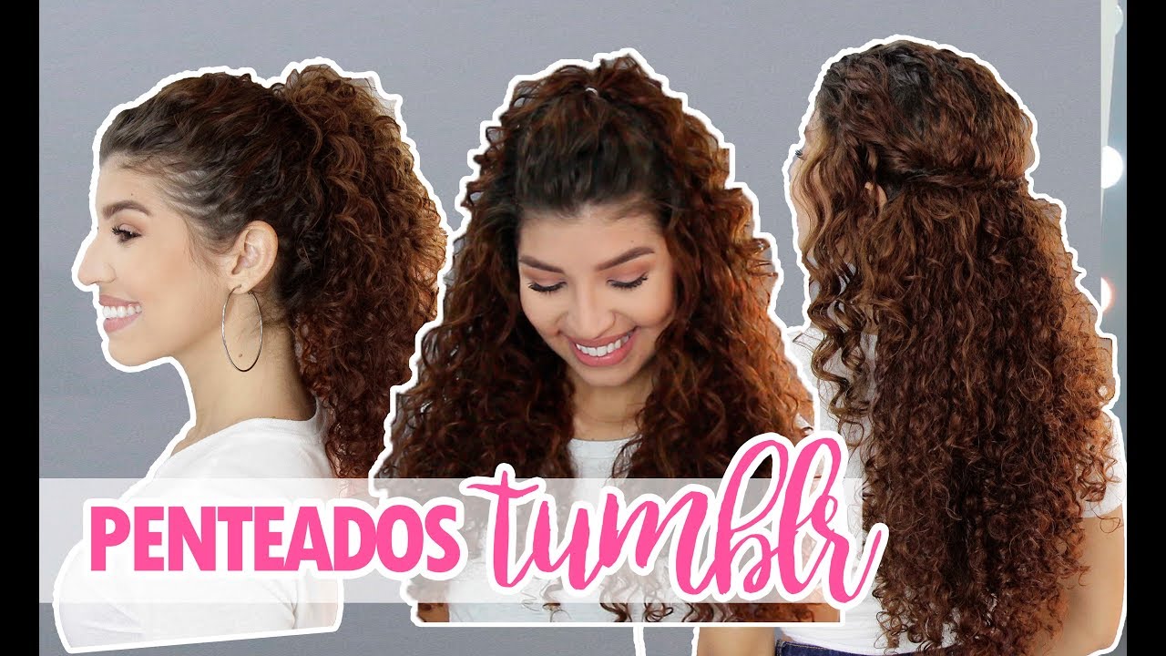 PENTEADOS CABELO CAHEADO TUMBLR PARA ESCOLA | Por Jessica Melo