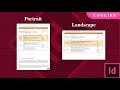 How to Customize Page Orientation in Adobe InDesign [ENGLISH TUTORIAL]