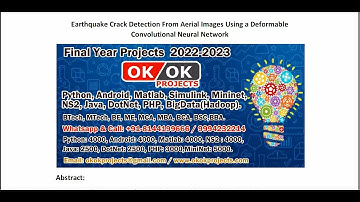 Earthquake Crack Detection From Aerial Images Using a Deformable Convolutional Neural Network