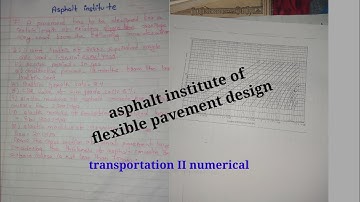 flexible pavement design | asphalt institute method | transportation II numerical,in nepali