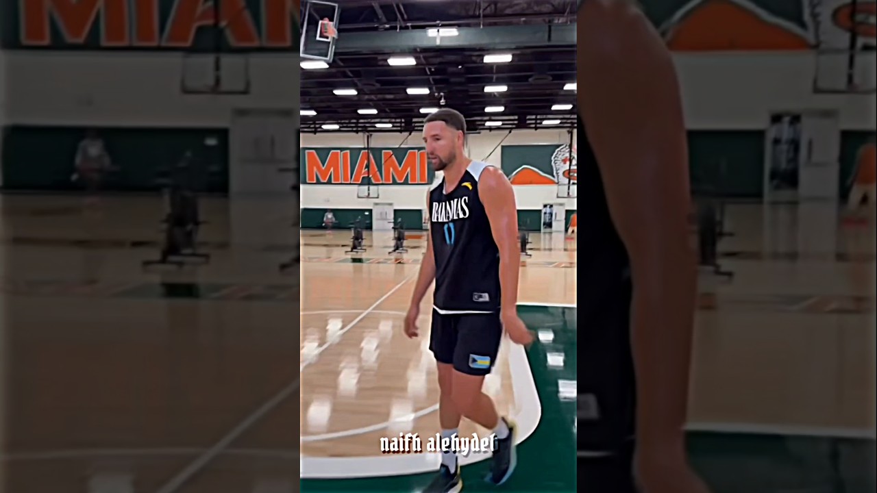 Klay is now PRACTICING in MIAMI 🤩🔥