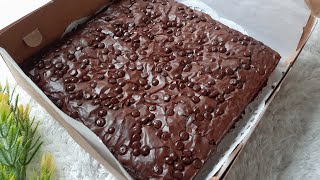 Fudgy Brownies Tanpa Mixer | Tips N Trick Brownies Shiny Crust screenshot 5