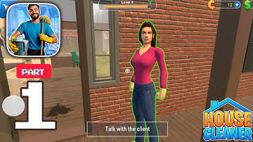 House Cleaner Simulator - Gameplay Walkthrough Part 1 (iOS, Android)