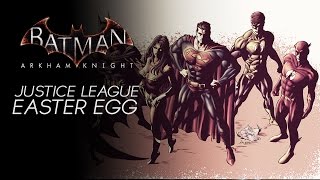 Batman Arkham Knight - Justice League Easter Eggs/Reference (Including Cyborg, Booster Gold & MORE)