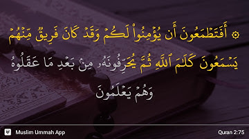 سوره بقره آیه 75