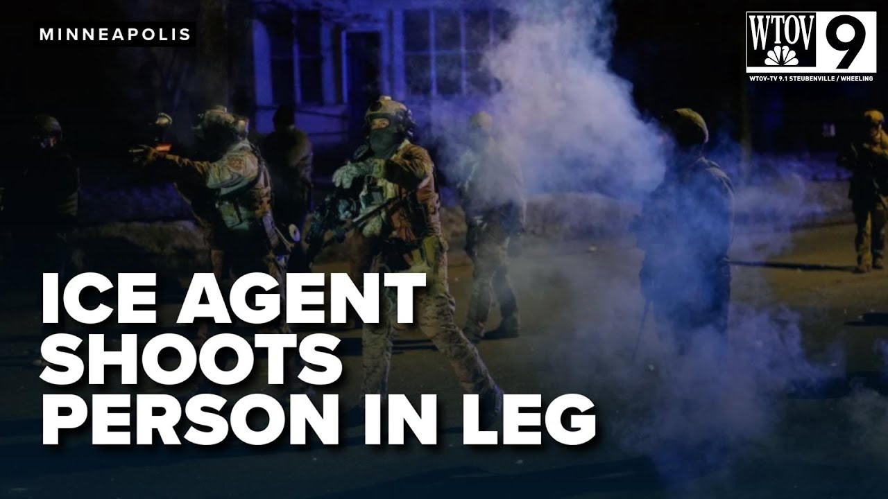 Federal officer shot person in leg after being attacked with a shovel