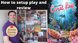 Ecosystem: Coral Reef educational board game how to setup play & review #games #amassgames #gametok screenshot 4