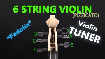 6-String Violin Tuning - Six String Violin Tuner (Pizzicato) (A=440)