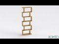 The bookcase SHELF 190S. Video assembly instruction. Make it simple
