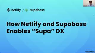 How Netlify + Supabase enables “Supa” DX