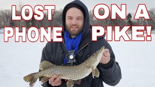 Ice Fishing Lost Phone Down The Hole