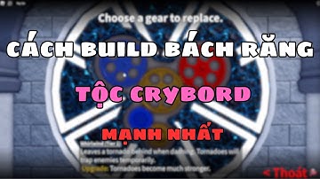 Cách build bánh răng tộc CRYBORD mạnh nhất trong Blox fruits bạn đã thử chưa ?  | Witch An