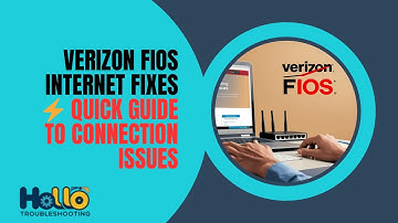 Verizon Fios Internet Fixes ⚡ Quick Guide to Connection Issues