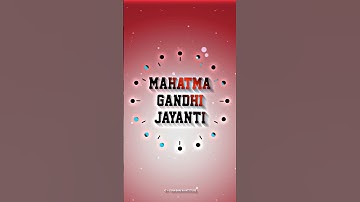 Coming soon gandhi jayanti status | Mahatma gandhi jayanti 2024 | #shorts #status #gandhijayanti