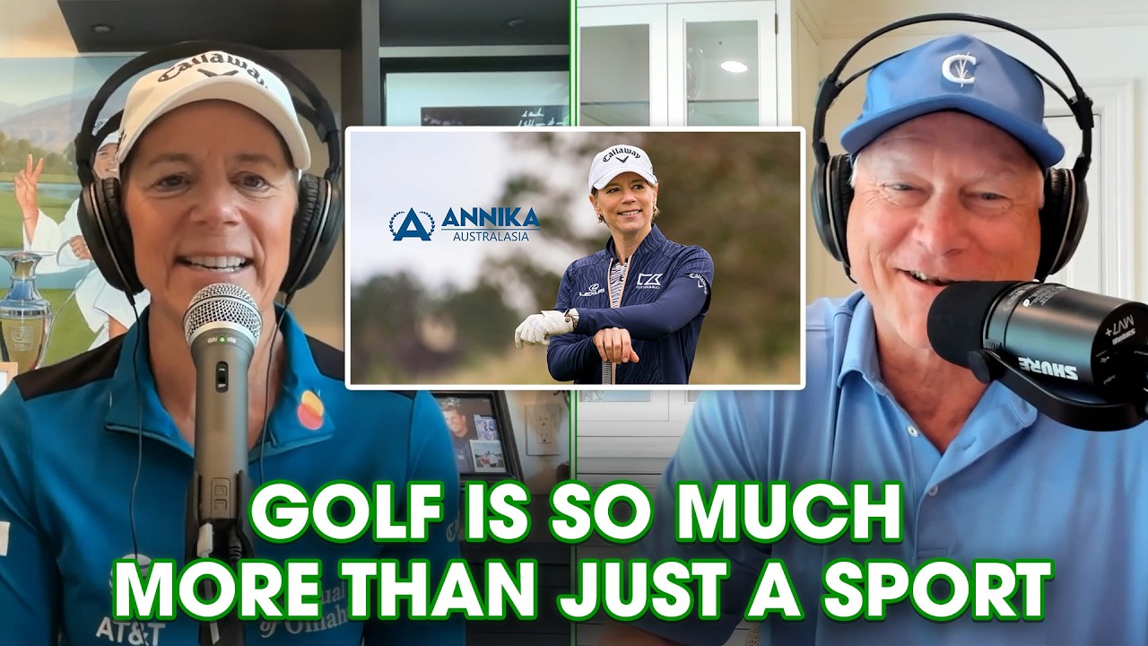 Annika Sorenstam Laughs at How Many Strokes Brian Wants in a Match