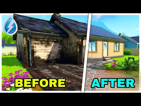 I CLEANED THE WHOLE BANGLOW IN POWER WASH SIMULATOR | CLEANING THE HOUSE POWER WASH #2