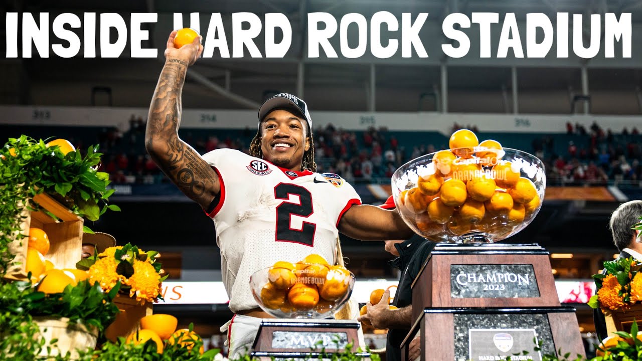 GO DAWGS! ORANGE BOWL CHAMPIONS! Inside Hard Rock Stadium! Georgia Bulldogs 63 – 3 Florida State GO DAWGS! ORANGE BOWL CHAMPIONS! Inside Hard Rock Stadium! Georgia Bulldogs 63 – 3 Florida State