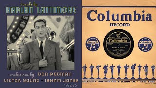 1932, Harlan Lattimore, Don Redman Orch. Strange As It Seems, Moonrise On The Lowlands, Ill Wind, HD