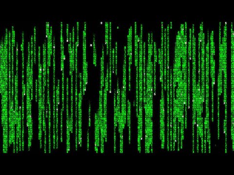 how to make matrix code RAIN effect using notepad