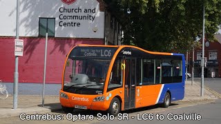 *Limp Mode* Centrebus: Optare Solo SR(3005 - YJ25 EFA) - LC6 to Coalville