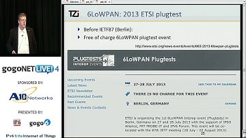 Scaling the Web to Billions of Nodes by Carsten Bormann at gogoNET LIVE! 4 IPv6 & IoT Conference