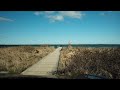 Drive in Denmark from Norsminde to Ajstrup Strand