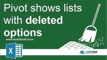 Pivot Table showing old data in lists and slicers
