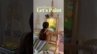 Let’s paint 🎨🐉🪞🪷✨🧚🏽‍♂️ #artist #artwork #painting #shorts