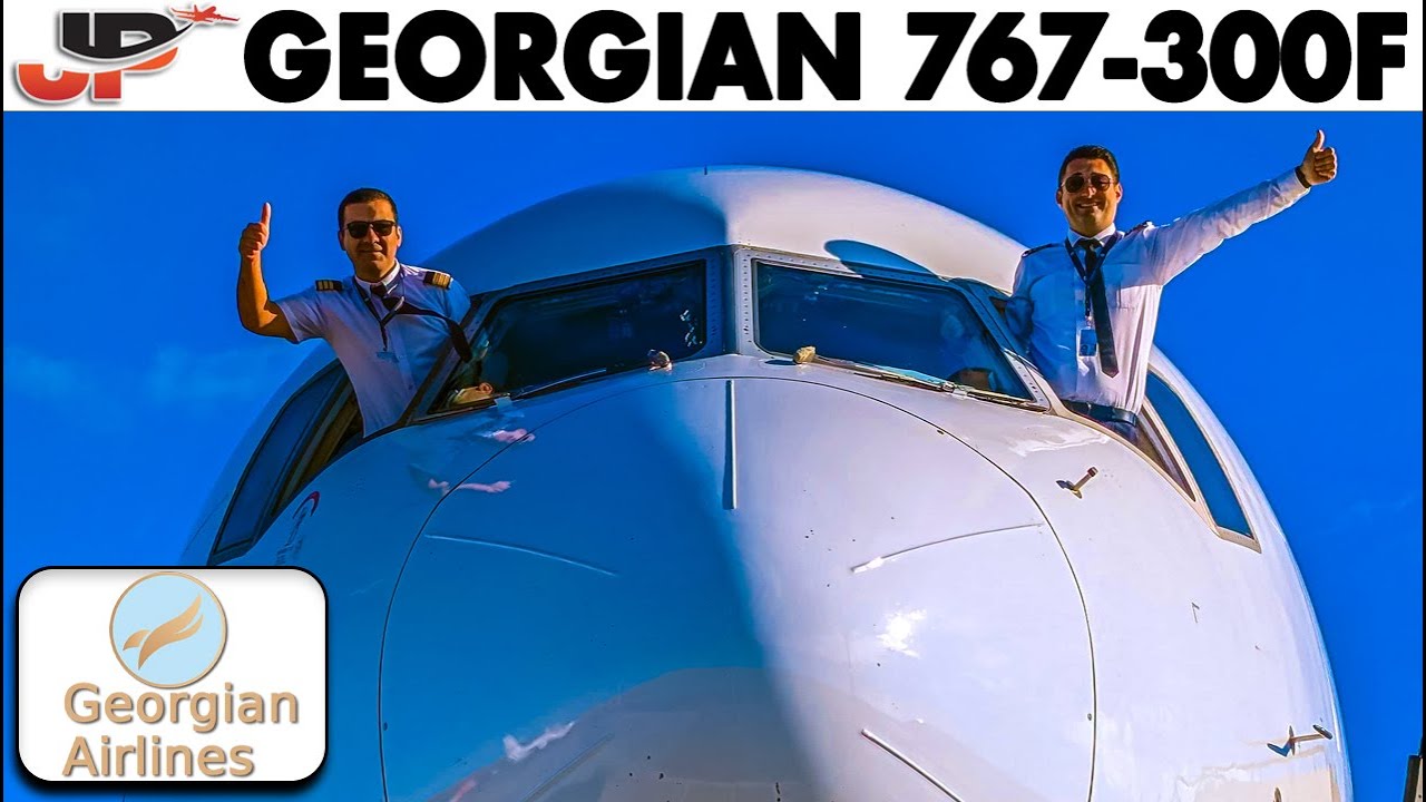 Georgian Boeing 767-300 Freightger roundtrip to Milan MXP - YouTube
