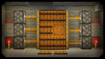 ✔ How to Make an Easy Piston Door in Minecraft