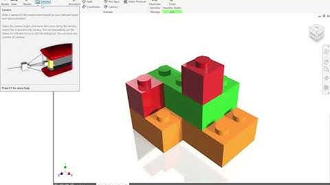 Autodesk Inventor Tutorial - Lego Brick Assembly Render