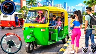 Indian Tuk Tuk Auto Rickshaw Games! City Rickshaw Pick Drop Passenger Transport! Android Gameplay screenshot 3