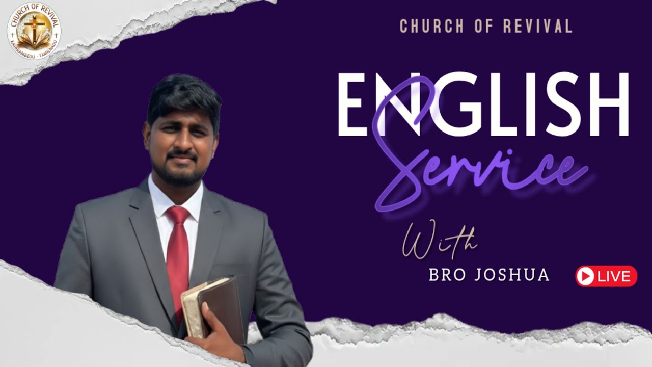 25_01_2026 | English Service @ CHURCH OF REVIVAL | - YouTube