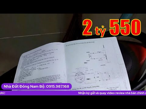 Bán nhà Bình Tân chính chủ, gần chợ cây Da Sà, nhà 1 lầu sổ hồng riêng, giá 2 tỷ 550 TL