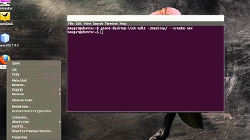 How to create website shortcut in Ubuntu 11.10