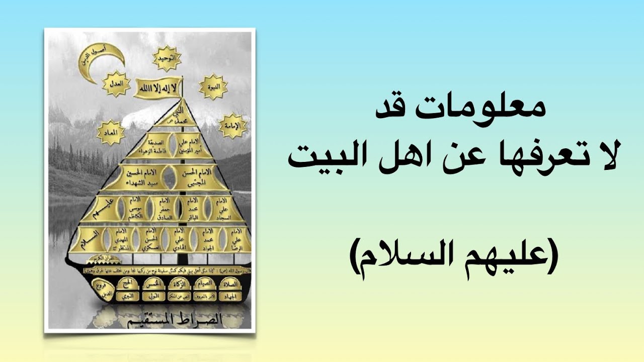 معلومات عن اهل البيت (عليهم السلام) اختياري و تخمين