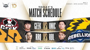 [LIVE] Regular Season MPL ID S10 | Week 3 Day 3