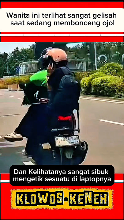 The woman looked nervous while riding with an ojol, apparently because of this #shorts #viral