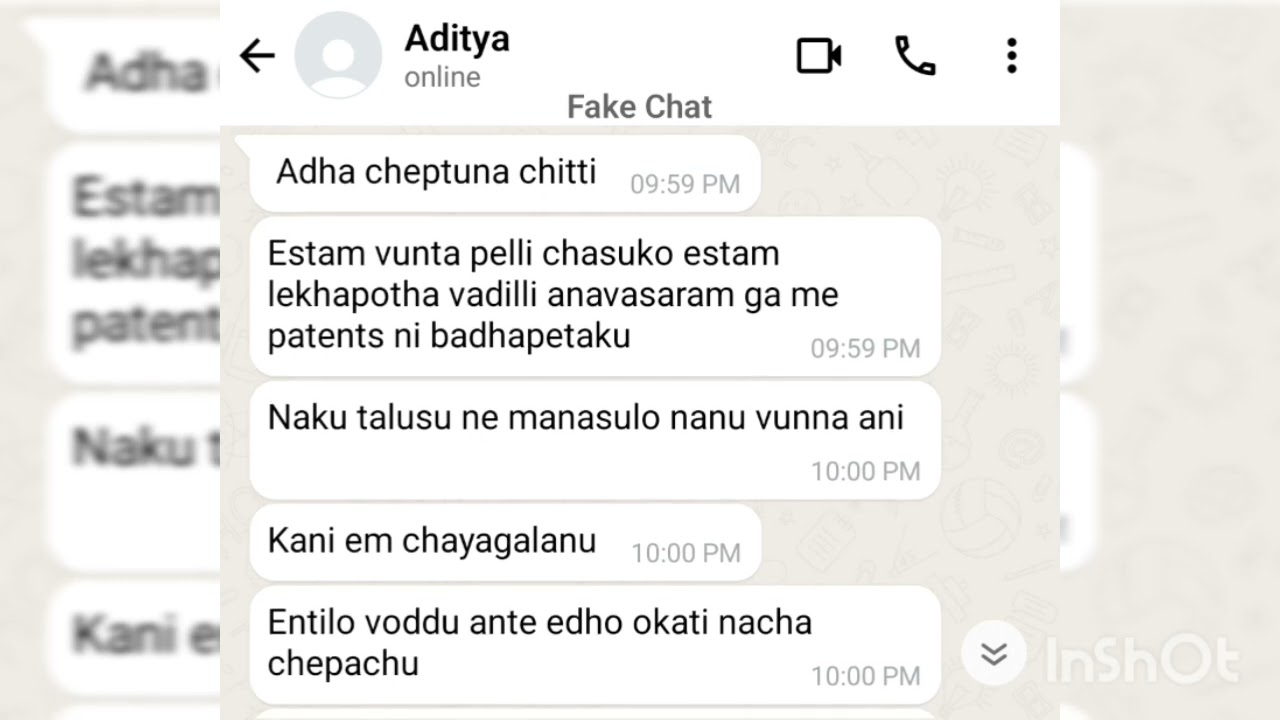 Second chance|| Aa roju em jaragalea || ep - 55|| #chat #love ||@nidhichats